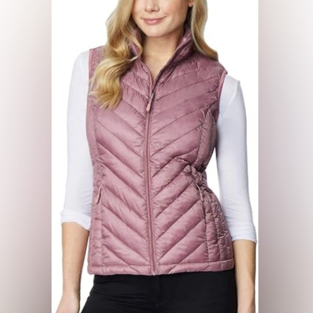 32 Degrees Women's Quilted Vest in Pink